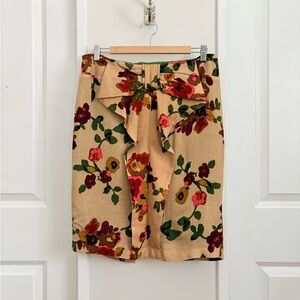 Anthropologie x Eva Franco Floral Bow Skirt